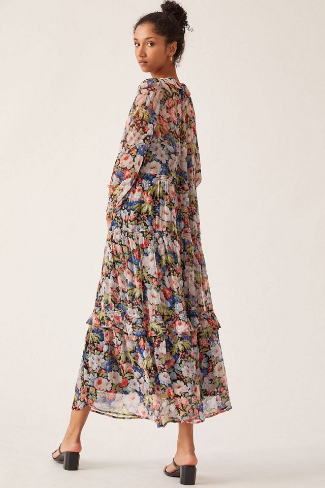 The Marais Printed Chiffon Maxi Dress #2