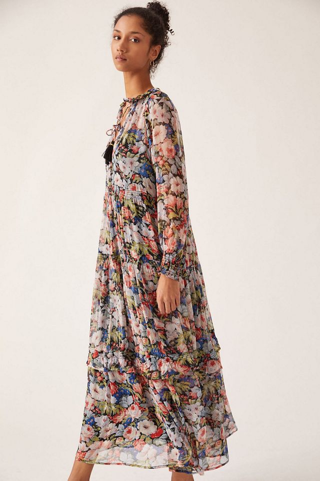 The Marais Printed Chiffon Maxi Dress #3