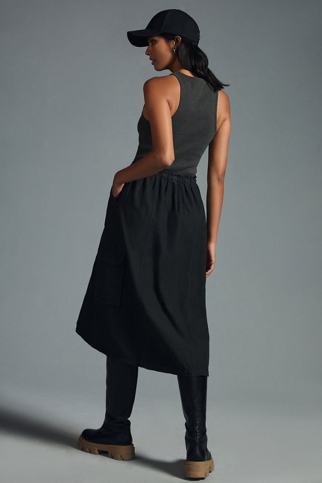 Daily Practice by Anthropologie High-Neck Tank Twofer Dress #1