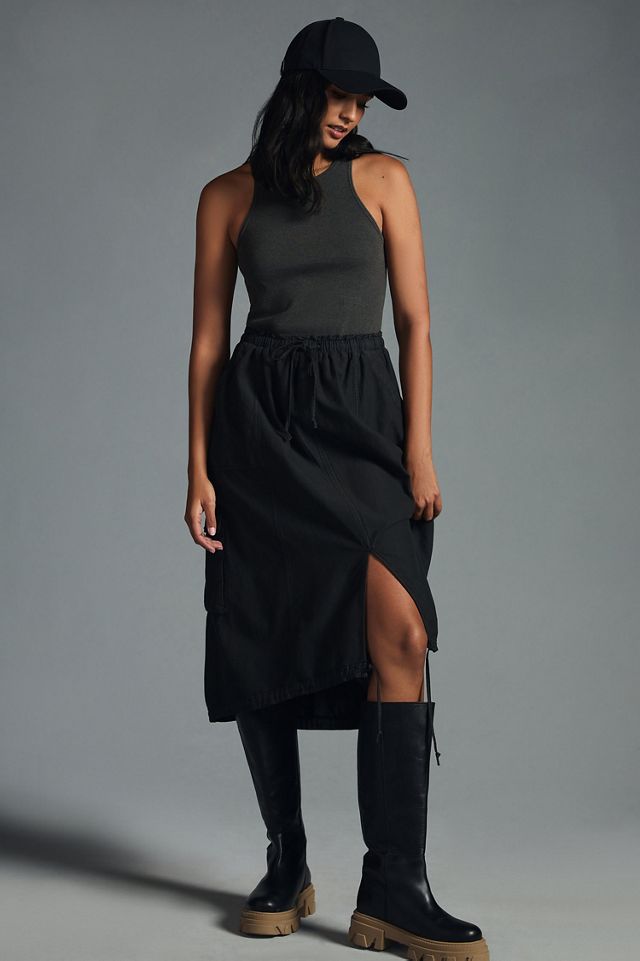 Daily Practice by Anthropologie High-Neck Tank Twofer Dress #2