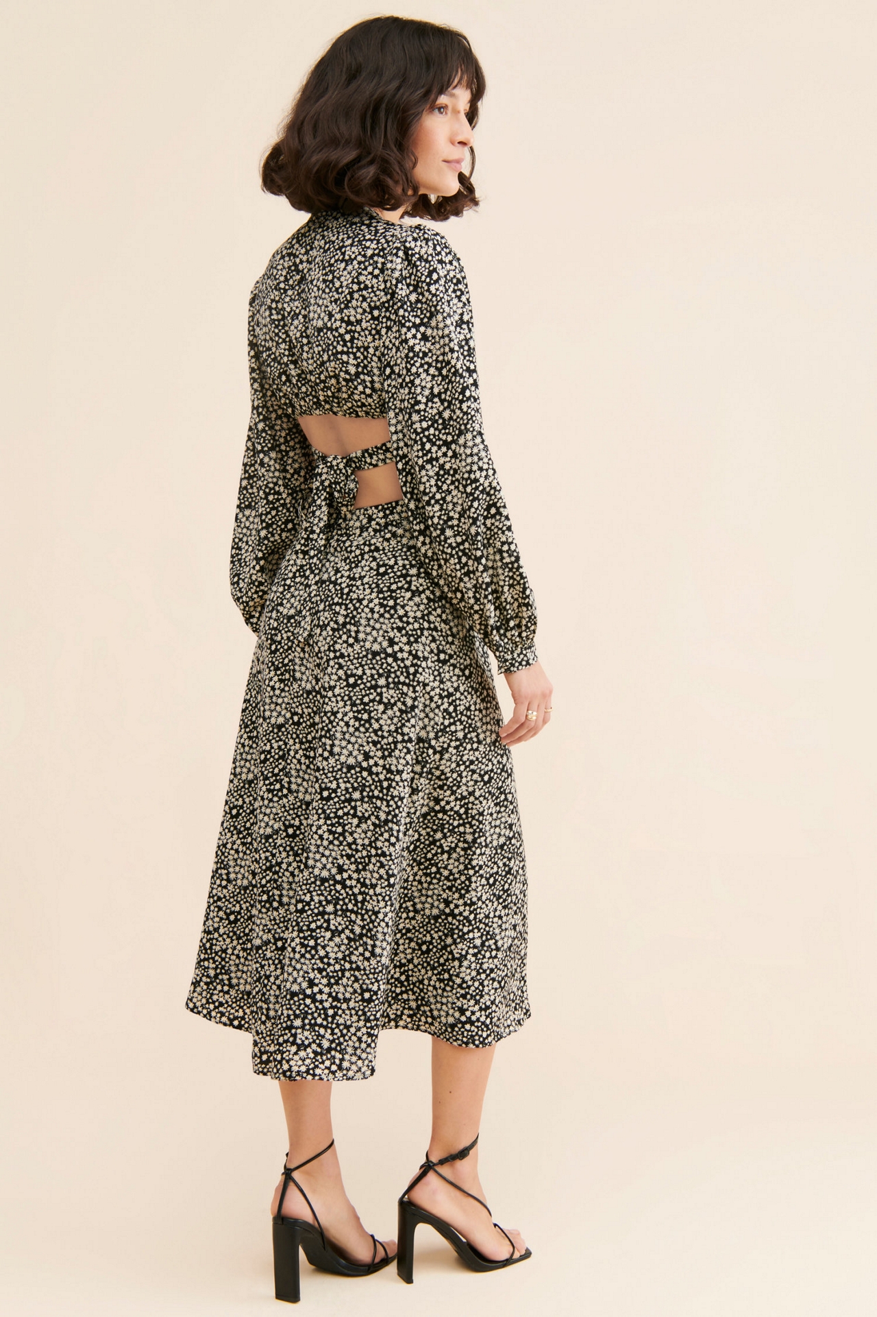 ASTR the Label Tie-Back Cut-Out Dress
