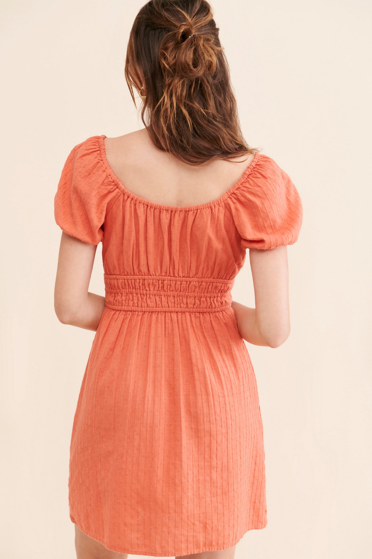 Madewell Sophia Tie-Front Mini Dress