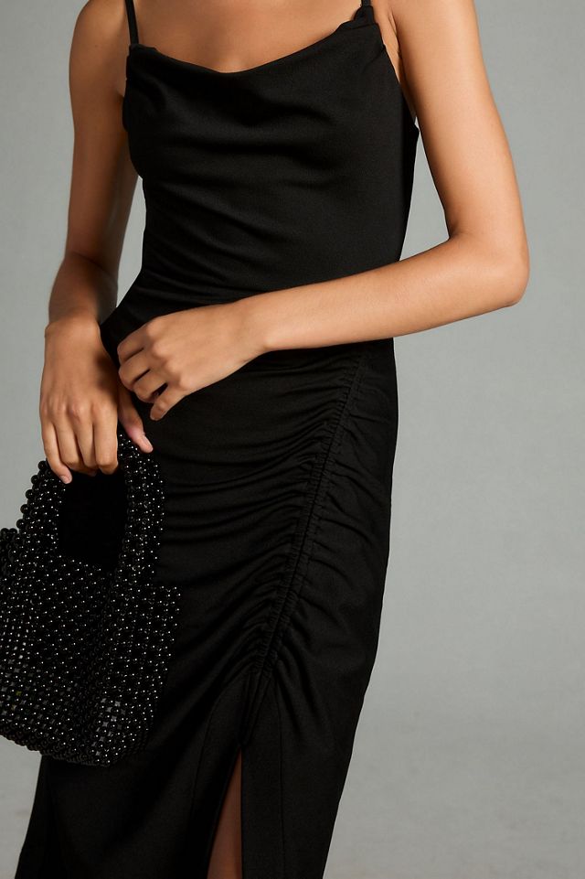 Cowl-Neck Ruched Dress #2