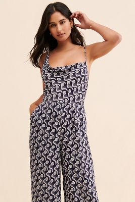 ASTR the Label Tatum Twofer Halter Neck Jumpsuit | Anthropologie