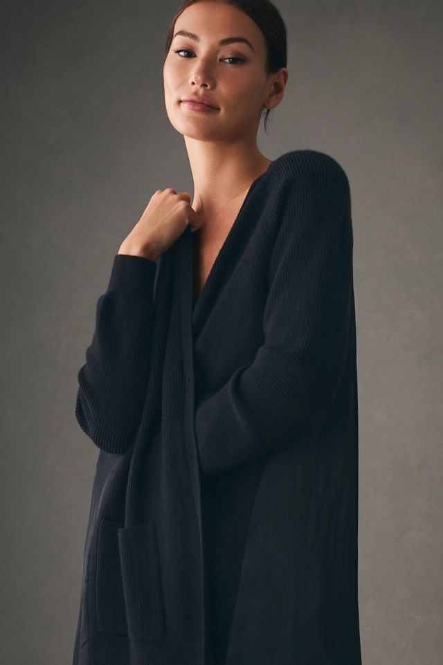 Long Twofer Cardigan Sweater #2