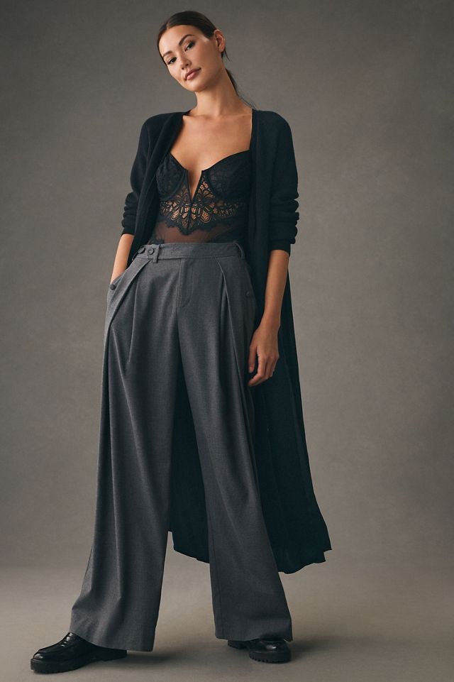 Long Twofer Cardigan Sweater #3