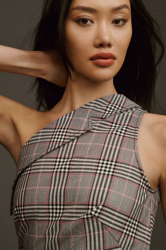 Maeve One-Shoulder Asymmetrical Slim Midi Dress #2