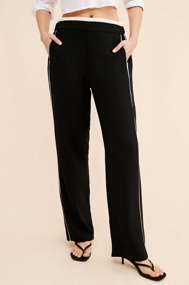 Maeve Pull-On Track Pants #1