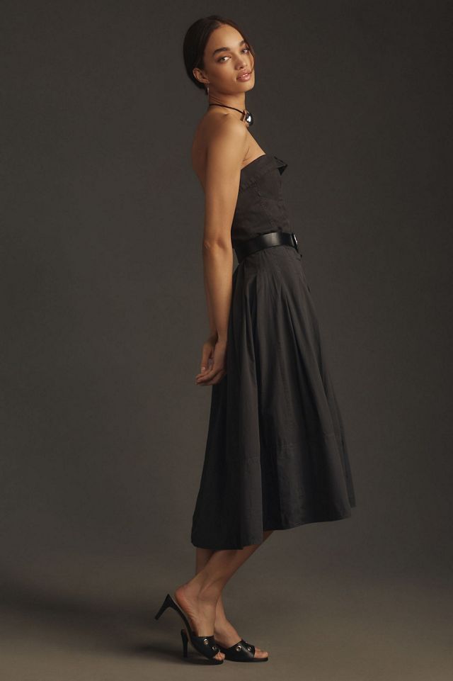 Pilcro Strapless Twofer Midi Dress #3