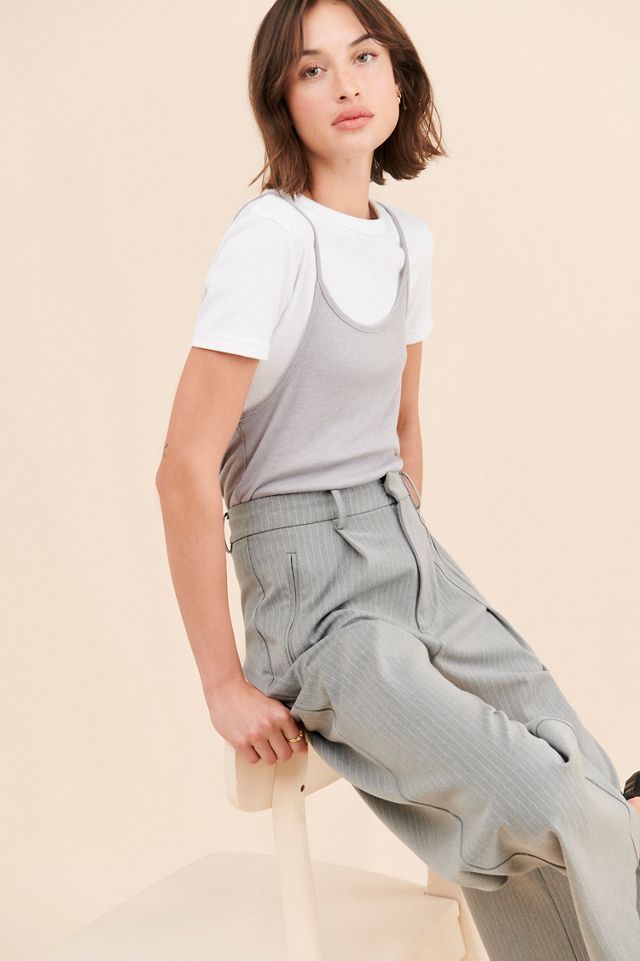 ASTR the Label Dawson Pinstripe Trousers #2