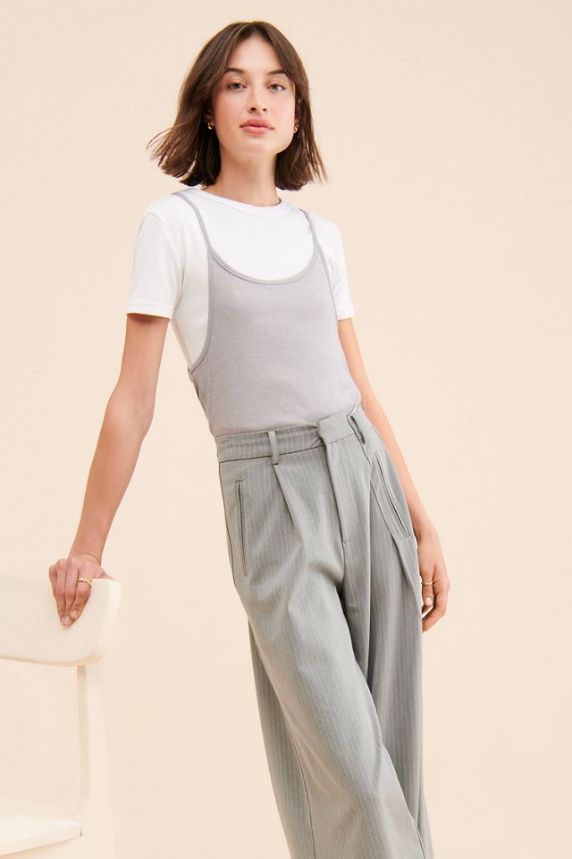ASTR the Label Dawson Pinstripe Trousers #3