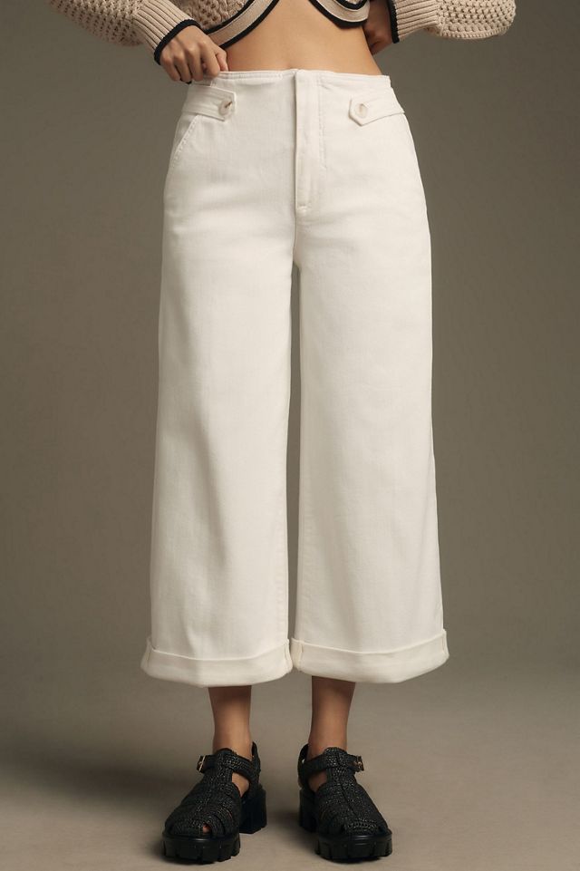 Maeve Cropped Ex High-Rise Wide-Leg Jeans #1