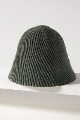 Shop By Anthropologie Wavy Cloche Hat In Green