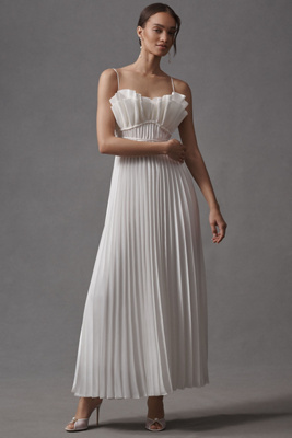Acler Sanna Pleated Maxi Dress | Anthropologie