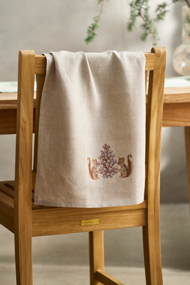 Coral & Tusk Pinecone Chipmunk Dish Towel | Terrain