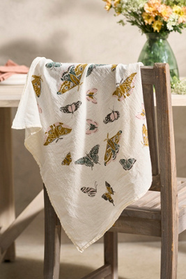 Terrain Prairie Pollinators Dish Towel In Multicolor