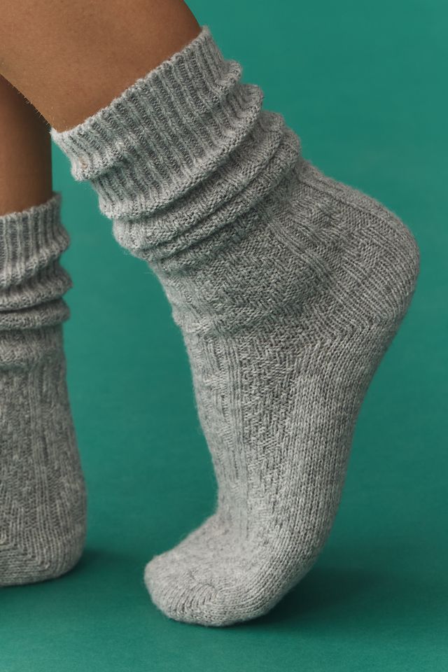 Sweater Cable-Knit Socks #1