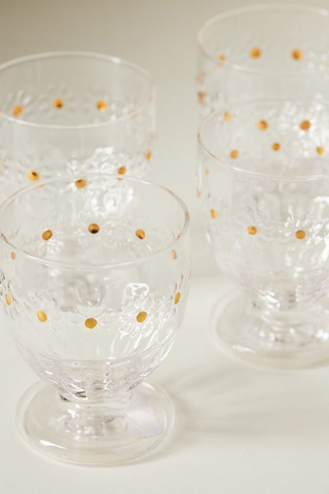 Clara Icon Glass Goblets, Set of 4 #1