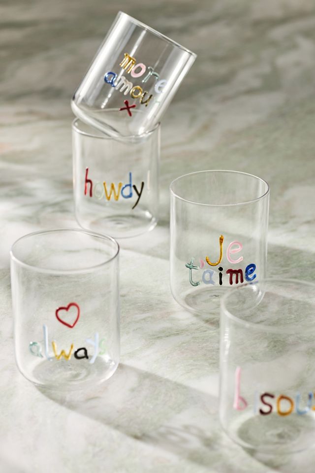 Love Notes Juice Glass #1
