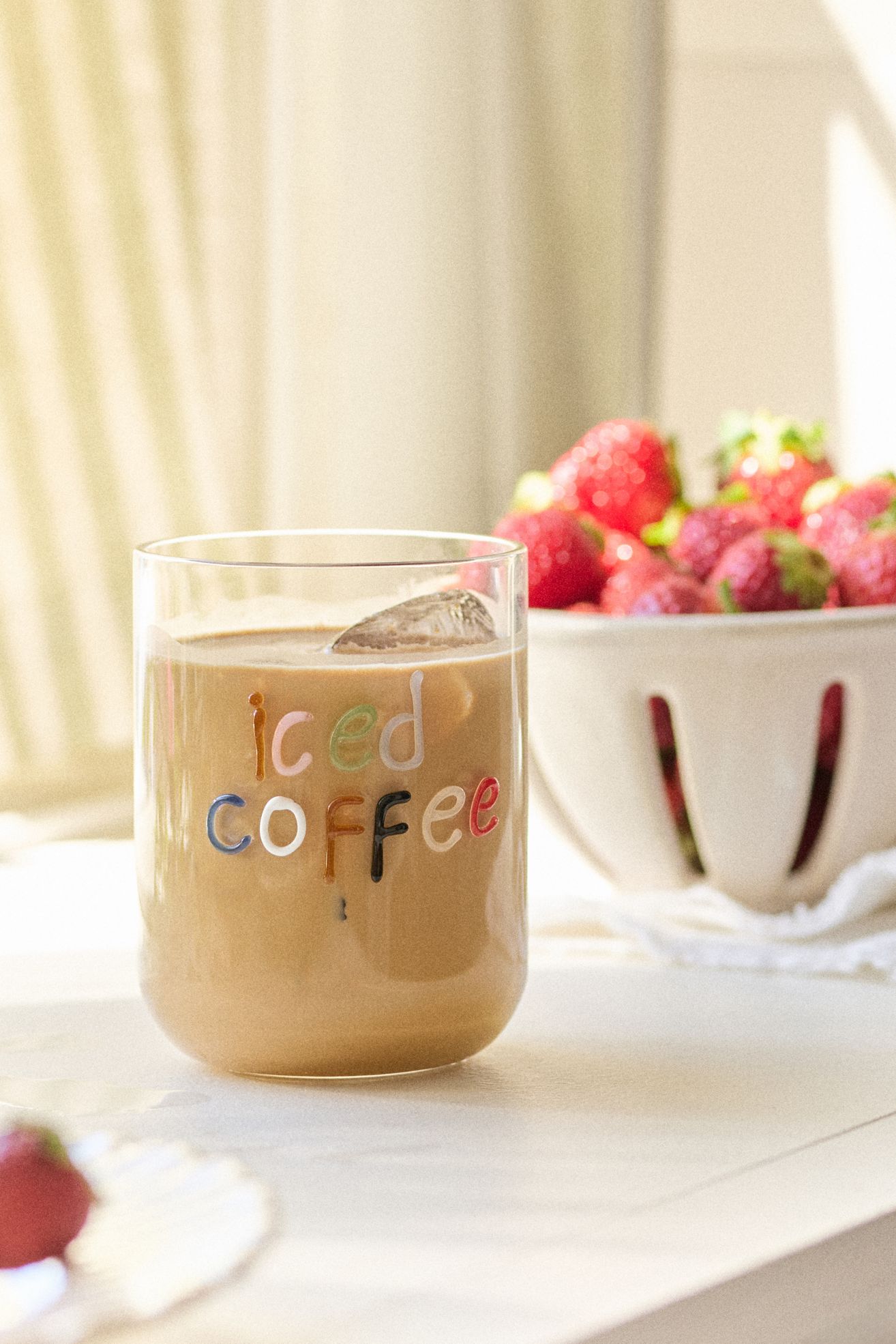 The Love Notes Icon Juice Glass - Iced Coffee, One Size