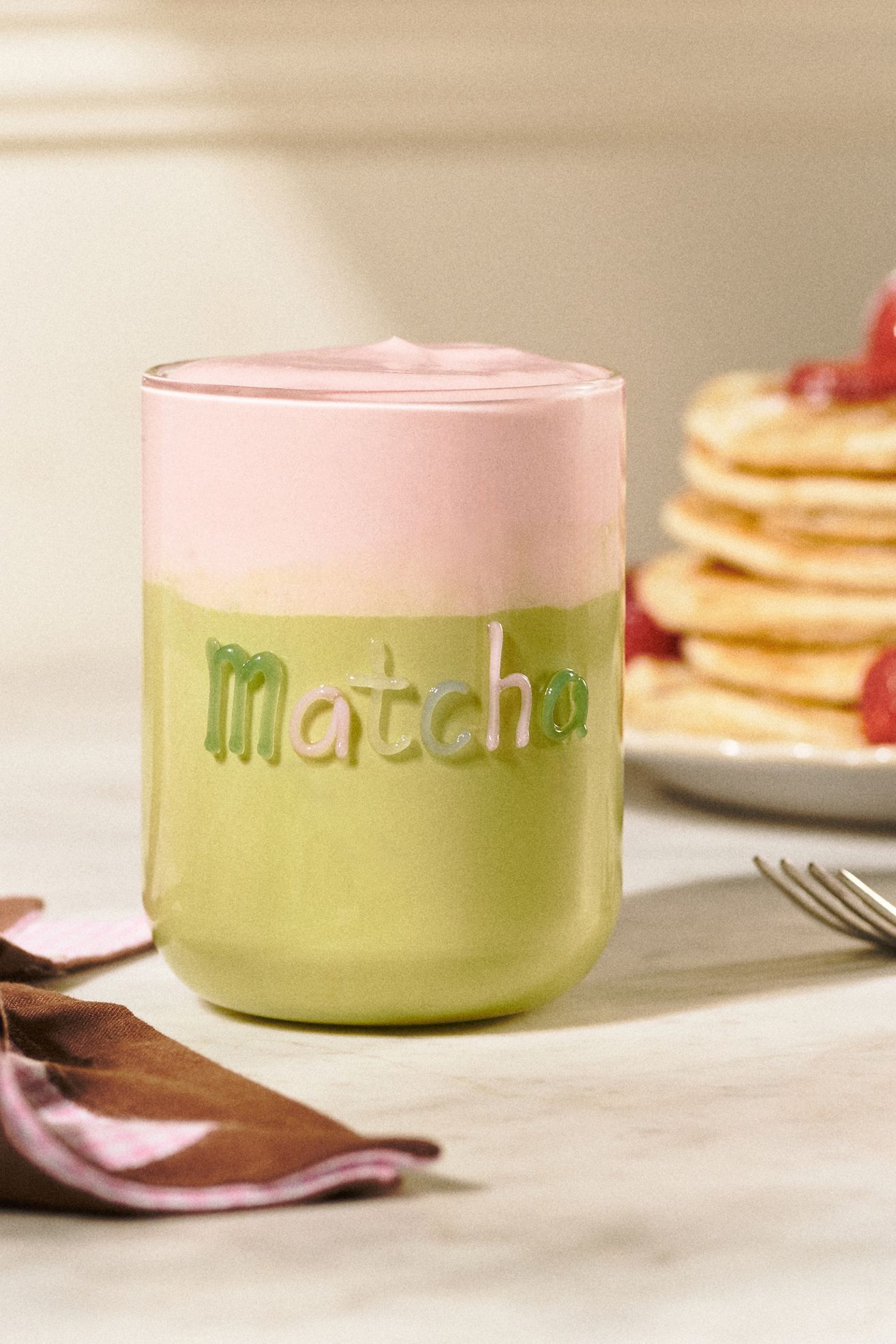 The Love Notes Icon Juice Glass - Matcha, Standard, One Size