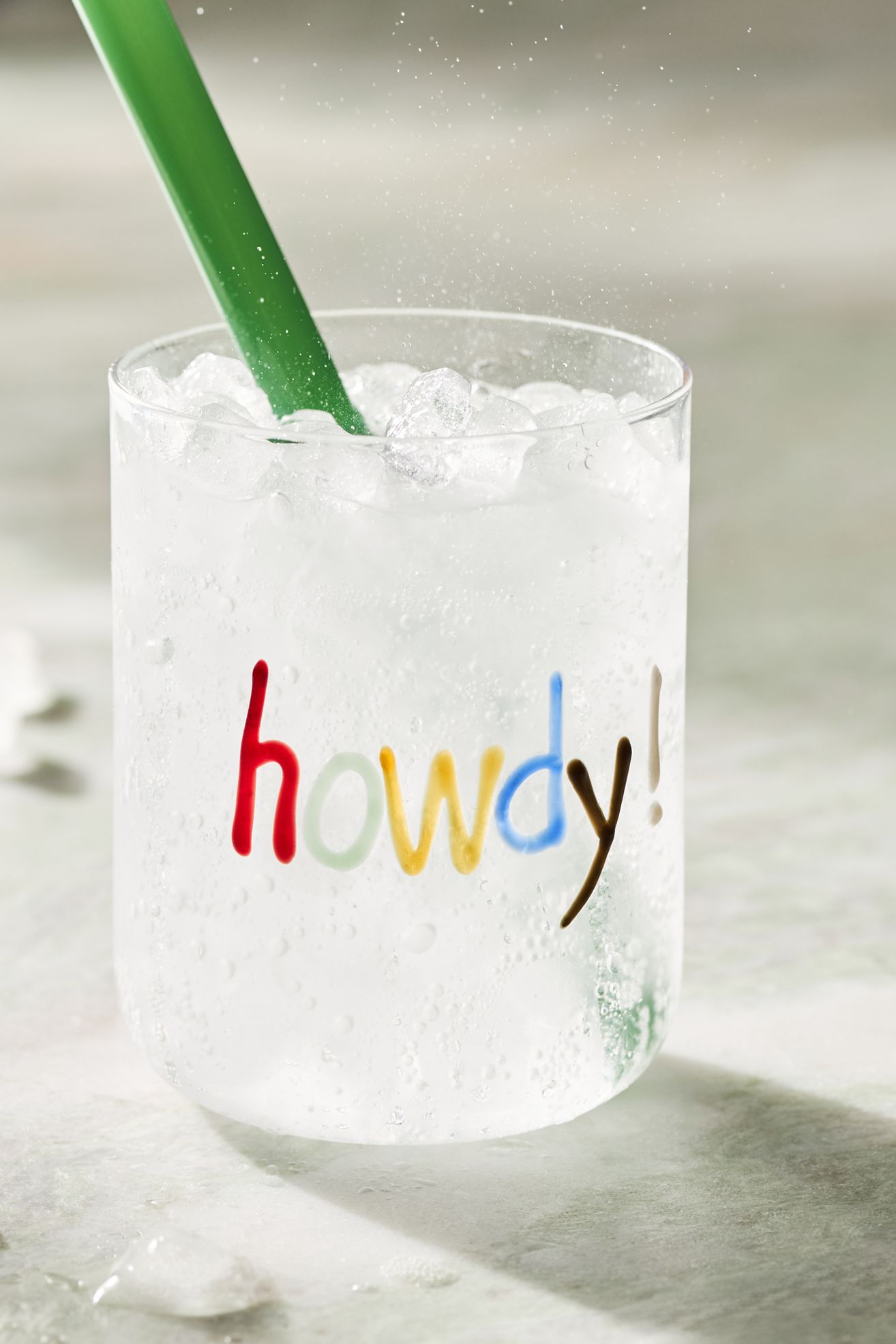 The Love Notes Juice Glass - Howdy, Standard, One Size