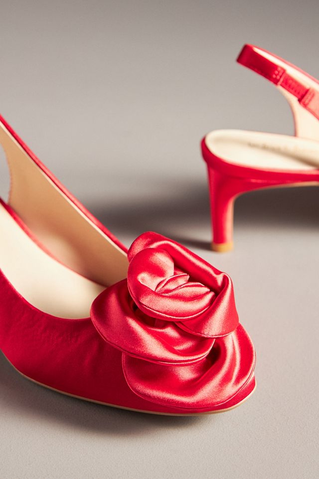 For Love & Lemons Hartley Slingback Heels #2