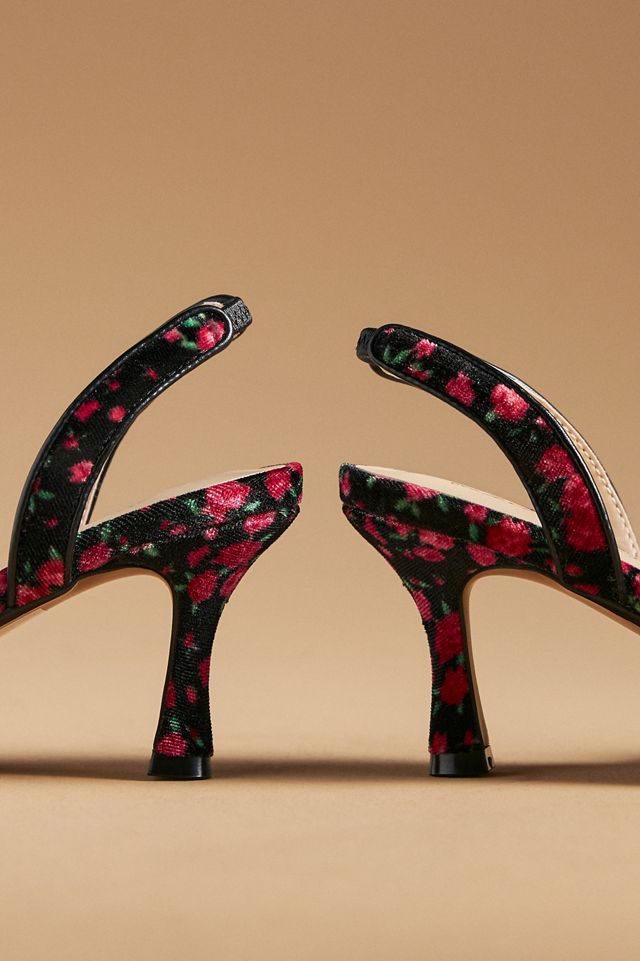 For Love & Lemons Lyana Slingback Heels #3