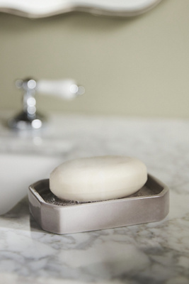 Kassatex Shagreen Soap Dish In Grey