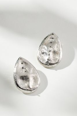 Shop By Anthropologie Teardrop Stud Earrings In Silver