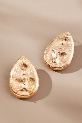 BY ANTHROPOLOGIE TEARDROP STUD EARRINGS 