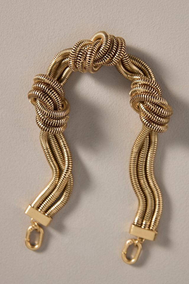 Clare V. Shortie Knot Chain Bag Strap #1