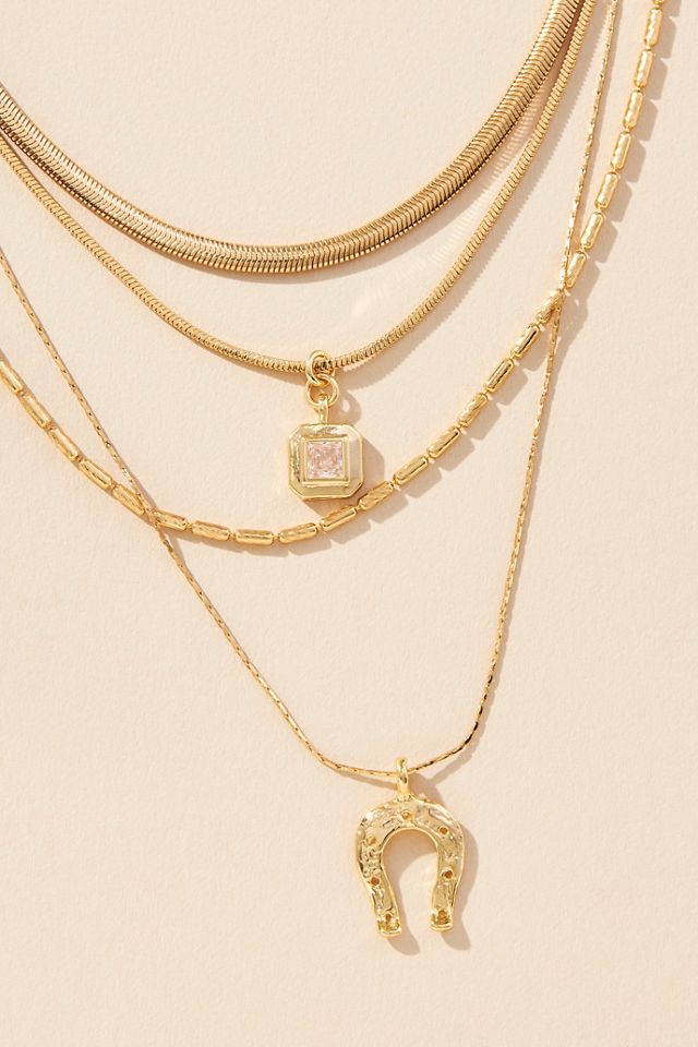 Horseshoe Layered Necklace #2