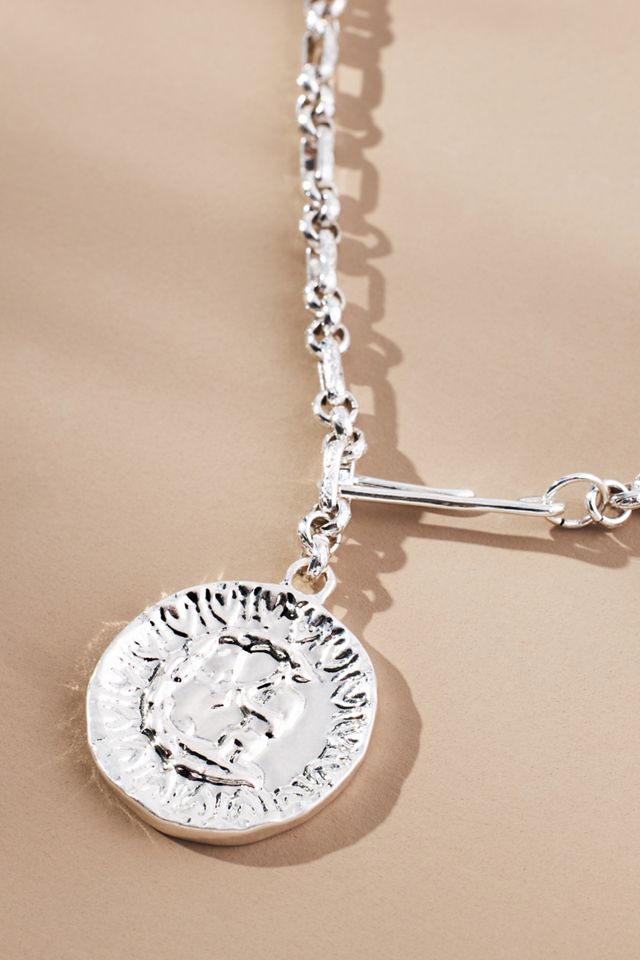 Coin Lariat Necklace #1