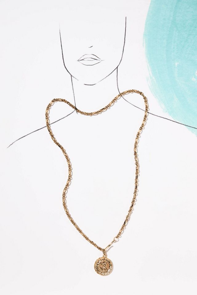 Coin Lariat Necklace #4