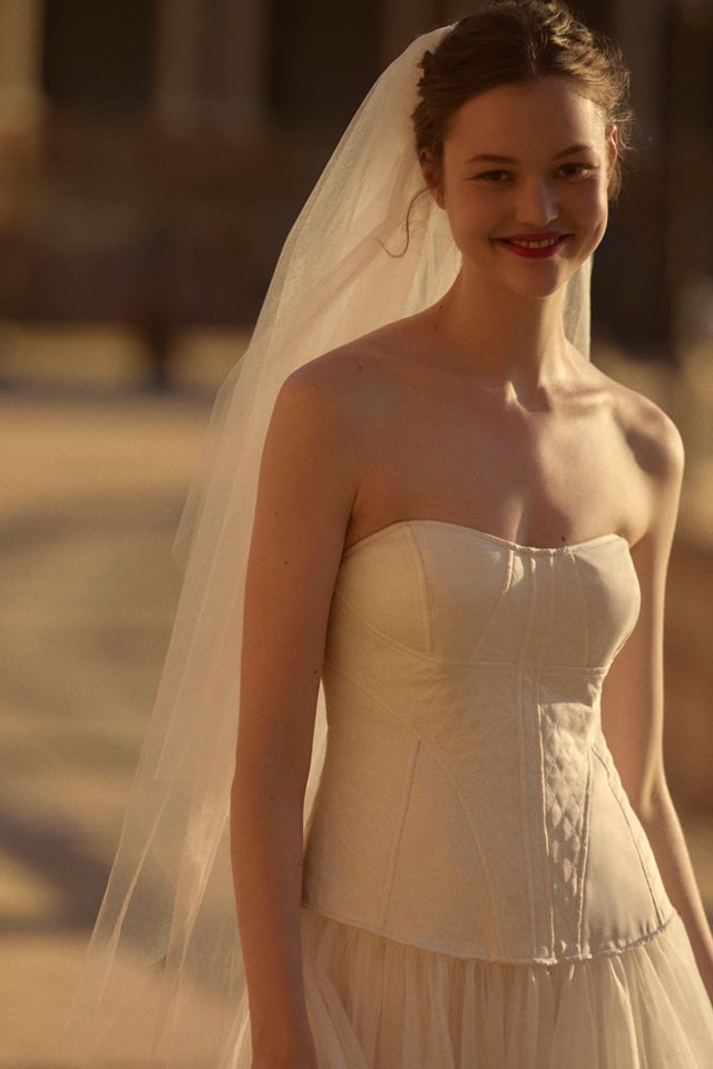 BHLDN Lilly Fingertip Veil #3
