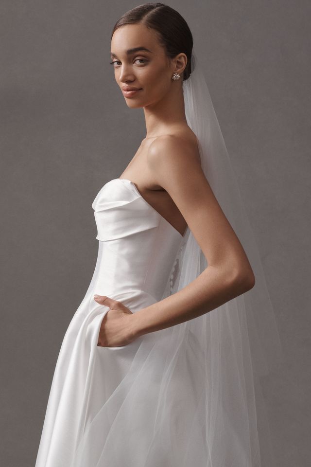 BHLDN Maxine Cathedral Veil #1