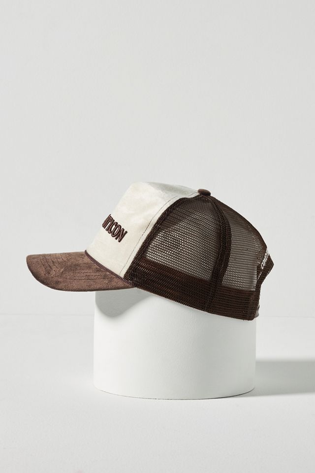 Coney Island Picnic Faux Suede Trucker Hat #2