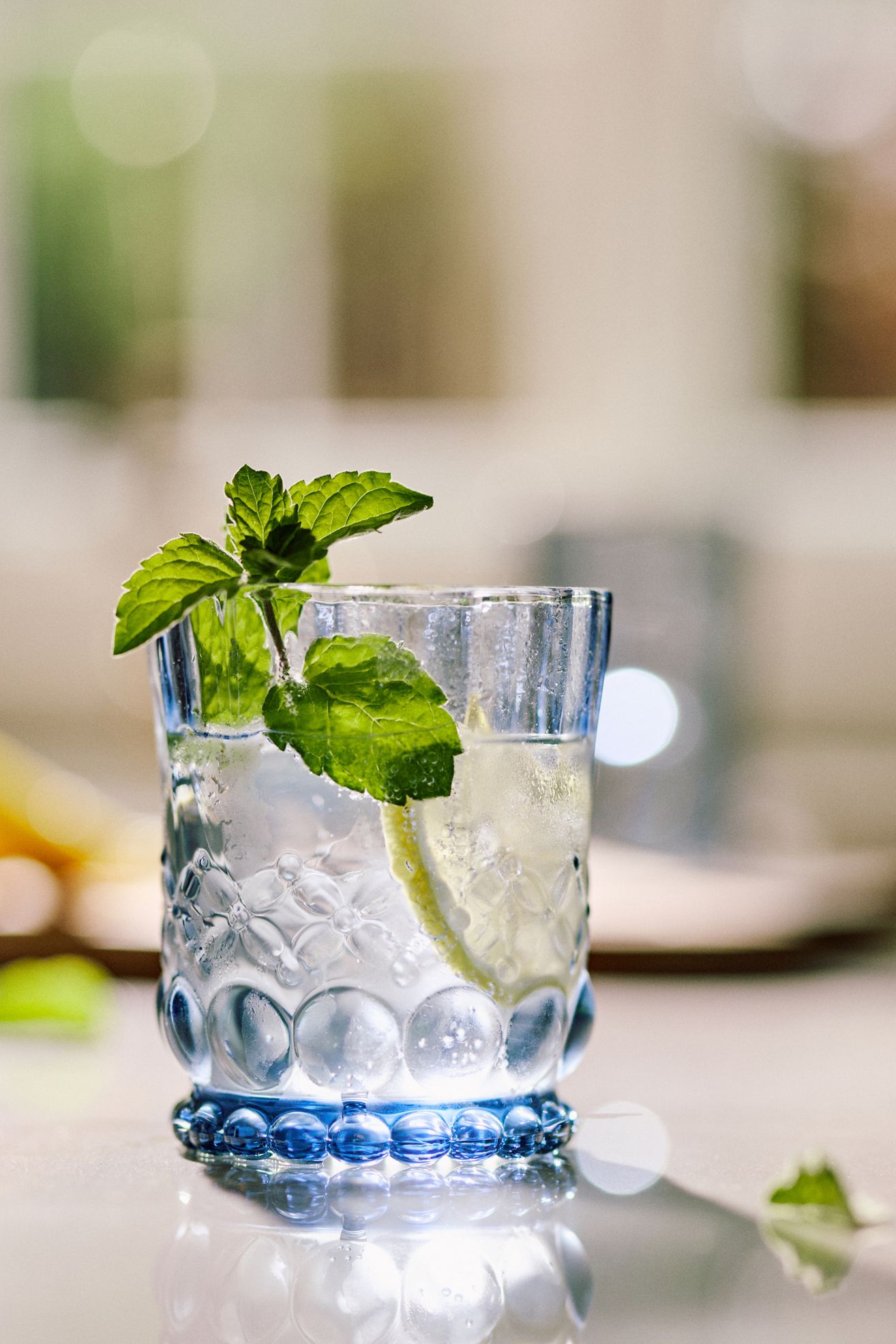 Savannah Juice Glasses, Set of 4 - Blue, Set Of 4