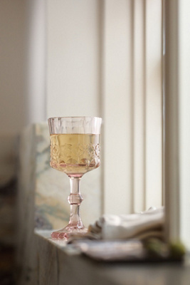 Anthropologie Savannah Wine Glasses, Set Of 4