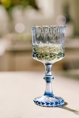 Anthropologie Savannah Wine Glasses, Set Of 4