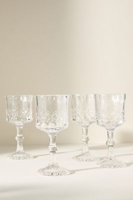 Savannah Wine Glasses, Set of 4