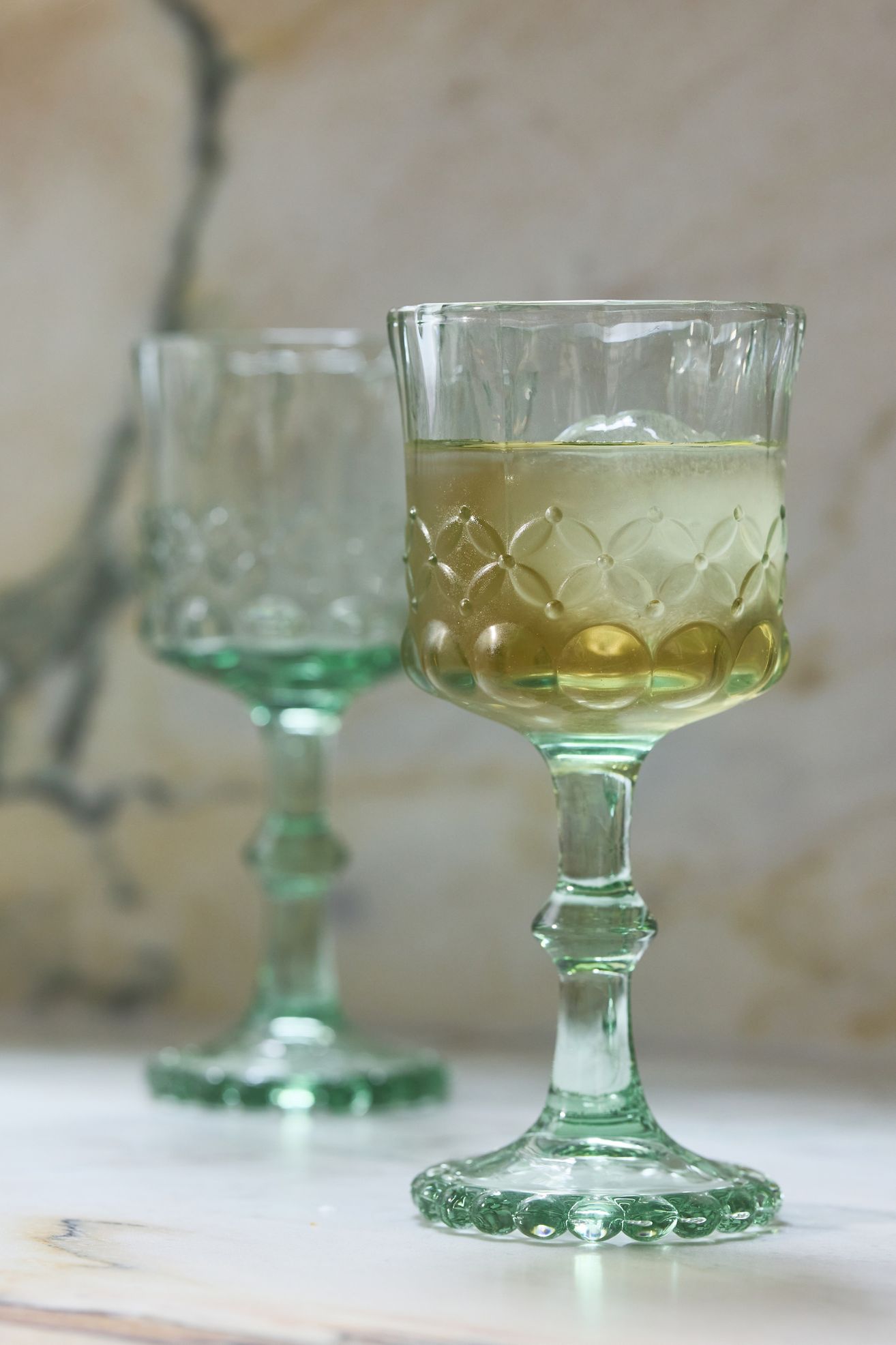 Savannah Wine Glasses, Set of 4 - Mint, Set Of 4