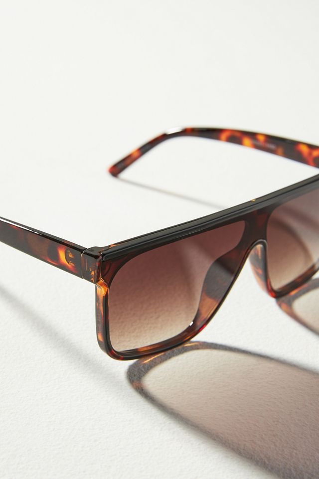 Flat-Top Tortoiseshell Sunglasses #2