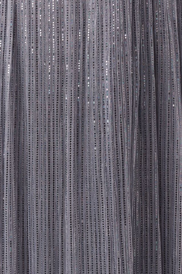 Sabina Musayev Emmeline V-Neck Pleated Lurex Maxi Dress #6