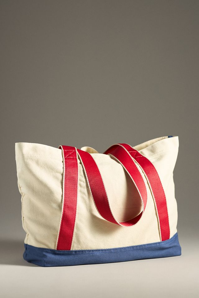 Damson Madder Embroidered Canvas Tote #1