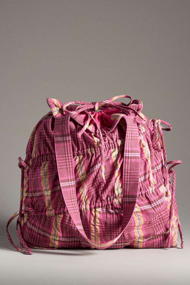 Damson Madder Wavy Bow Tote #1
