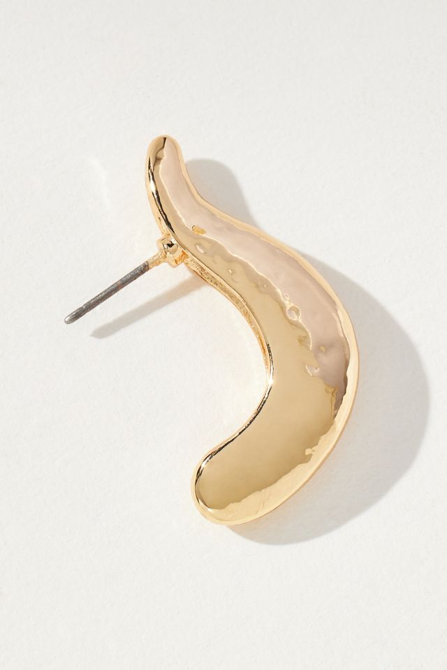 Wavy Post Earrings #1