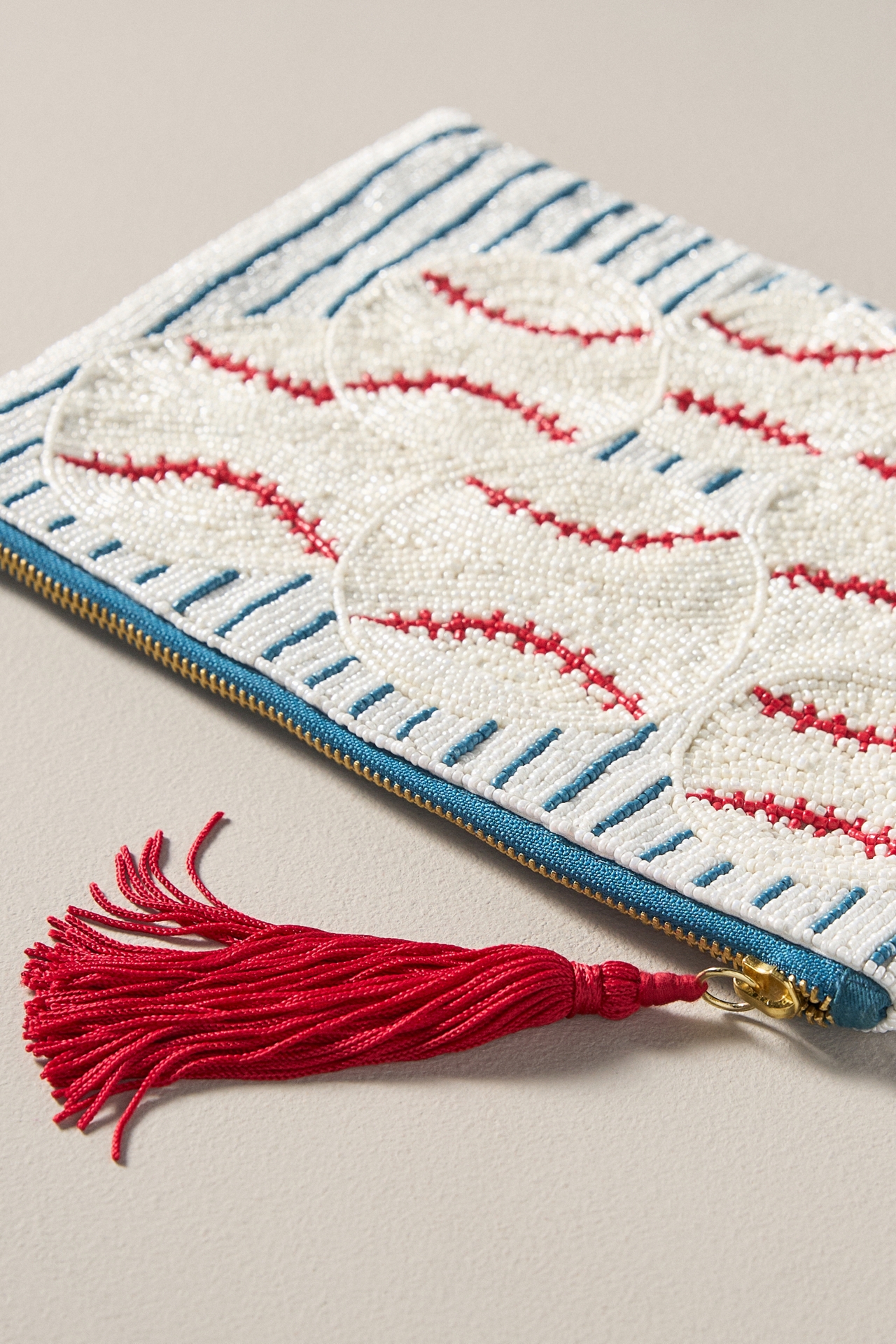 The Fiona Large Beaded Pouch