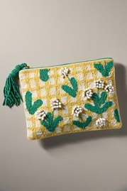 The Fiona Large Beaded Pouch